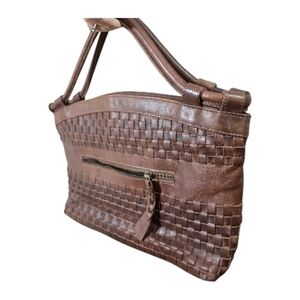 Source Unknown Brown Woven Shoulder Bag